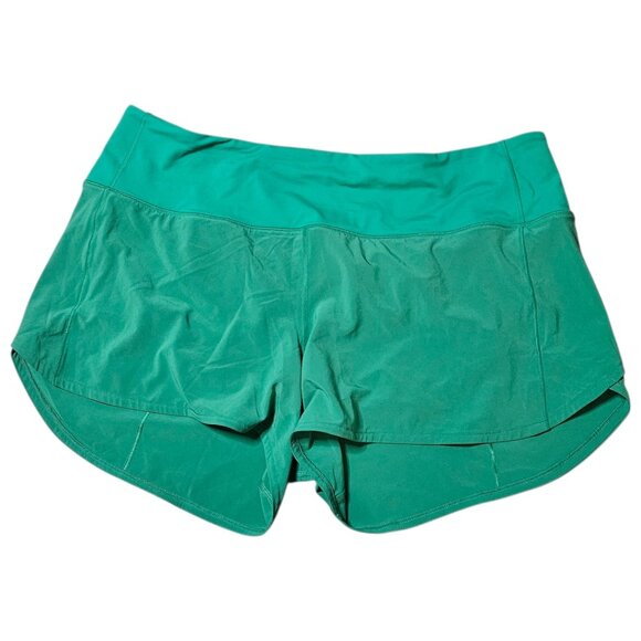 NWOT Lululemon Speed Up Shorts, High-Rise sz 14 Kelly Green - Picture 4 of 7